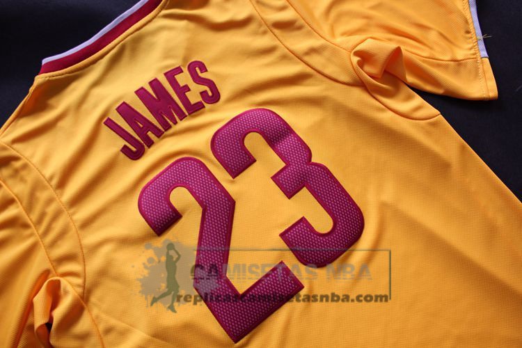 Camiseta Manga Corta Cavaliers James Amarillo